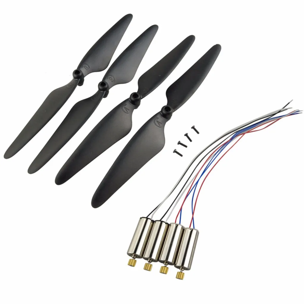 4 шт. пропеллер + двигатель для Hubsan X4 H502E H502S H216A RC Quadcopter запасные части Z514 | Игрушки и