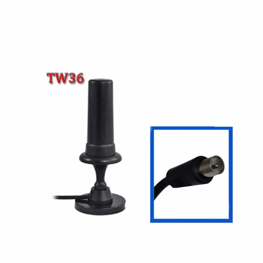 36DBI car antenna DTMB CMMB DVB-T high quality and strong signal HD aerial 1.5m cable TV male