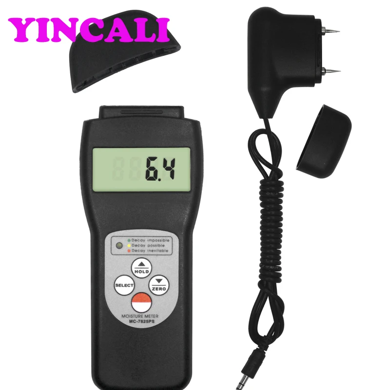 

Индуктивный измеритель влажности, Ручной цифровой тестер влажности контактного и поискового типа, диапазон измерения 0 ~ 80%