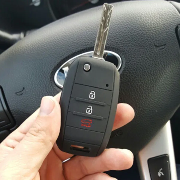 3 4 кнопки силиконовый чехол для ключей Fob подходит Kia Sportage Cerato Optima k5 Rio Carens Rondo Cee 'd