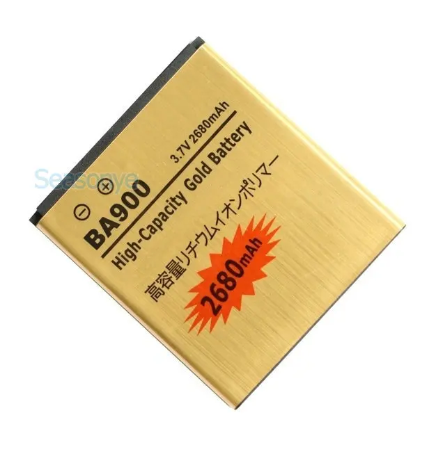 Seasonye 2680mAh BA900 золотистый сменный аккумулятор + универсальное зарядное устройство