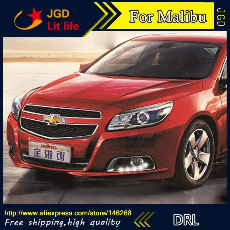 Бесплатная доставка! Дневные ходовые огни для Chevrolet Malibu 6000-2011 12 В 2013 k светодиодные