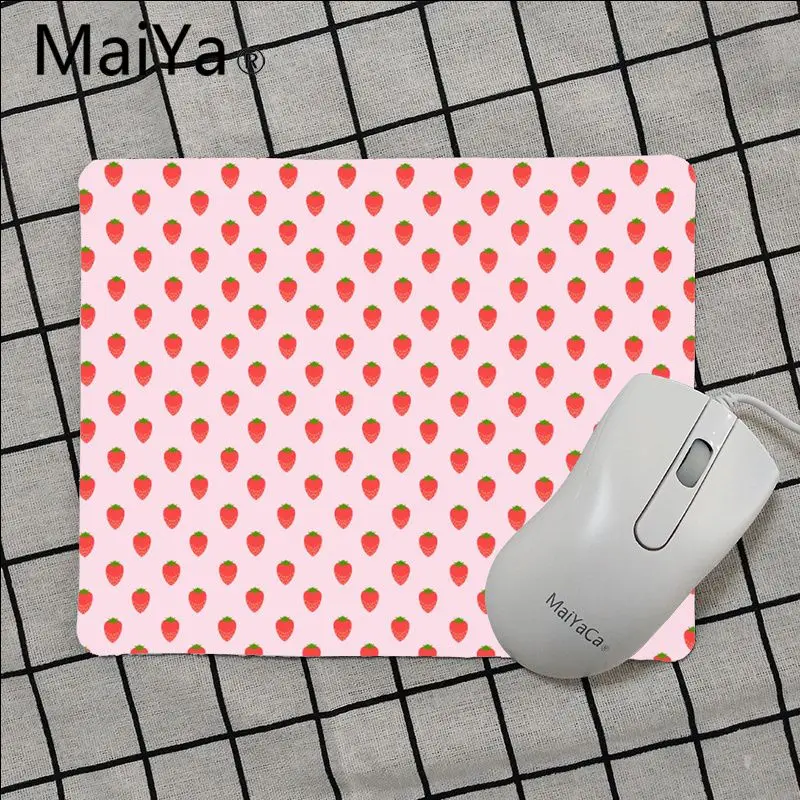 Высококачественный игровой коврик для мыши Maiya с изображением клубники Лидер