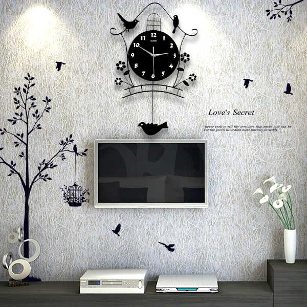 Современный декор креативные настенные часы в скандинавском стиле для