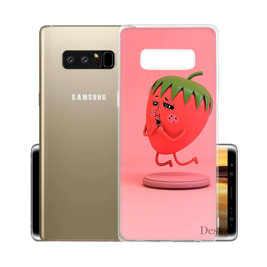 3D Strawberry Banana Bonsai Phone Case Cover For Samsung Galaxy S7 Edge S8 S9 Plus Note 8 9 | Мобильные телефоны и