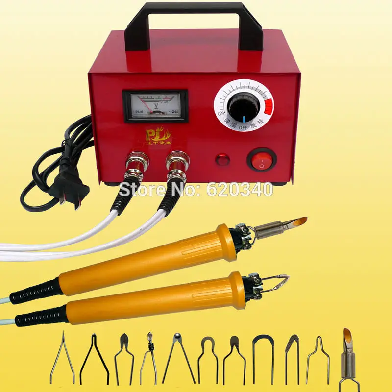 

100W Multifunction pyrography machine Gourd Wooden pyrography 2pyrography pen+11 Solder tip blade for wood, leather, paper, cork
