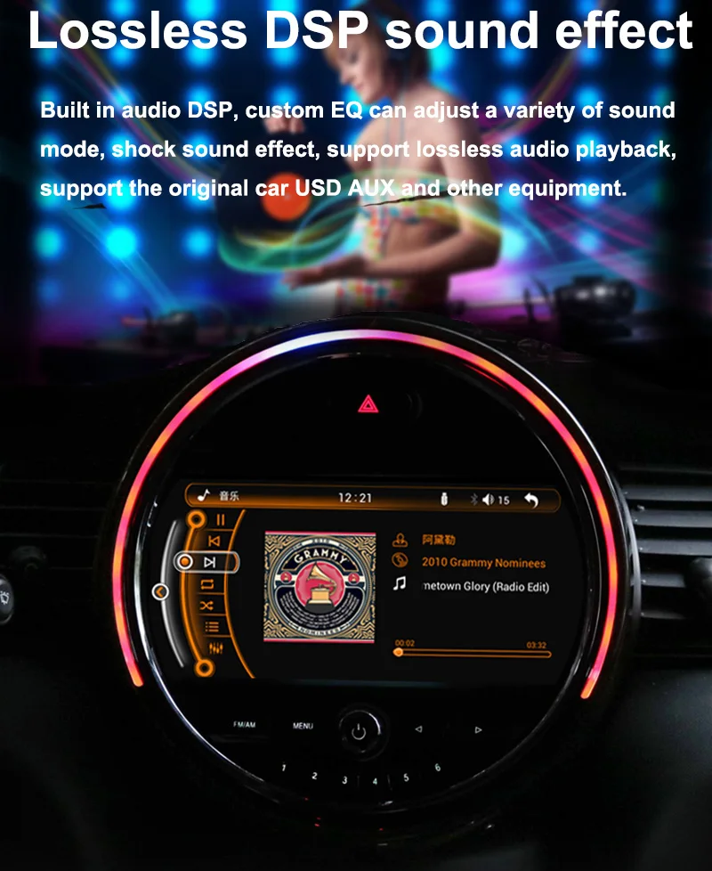 Liislee автомобильный мультимедийный плеер NAVI для Mini Clubman Cooper S F54 автомобильный Радио Стерео gps idirve ручка навигации