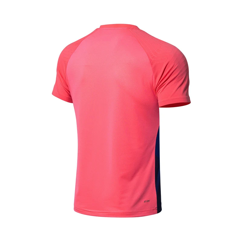 Li Ning мужские футболки для бадминтона на сухой дышащей соревновании удобные