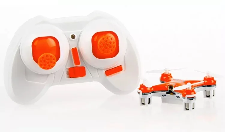 Оранжевый Cheerson cxcx10 2,4G игрушки с дистанционным управлением 4CH 6Axis Led RC Квадрокоптер Мини RC вертолеты радиоуправляемый самолет RTF Дрон - Цвет: Оранжевый