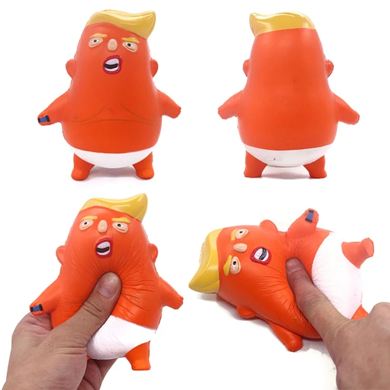 Каваи Squishy Моделирование Трамп мяч замедлить рост уменьшить Давление стресса дети Squeeze игрушка в подарок