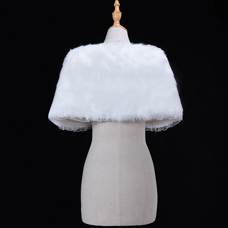 Новое поступление 2018 белая куртка из искусственного меха накидка болеро пальто