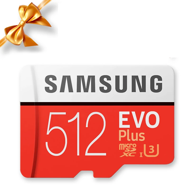 SAMSUNG 100% оригинальные U3 SDXC 512 ГБ 256 128 EVO Plus Microsd карты памяти класс 10 Micro SD TF флэш-карта