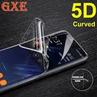 Защитная пленка 5D для экрана Samsung Galaxy S9 + S8 Plus, мягкая пленка для полного клея, Note 9 8 S7 Edge S6 3D изогнутая (не закаленное стекло)