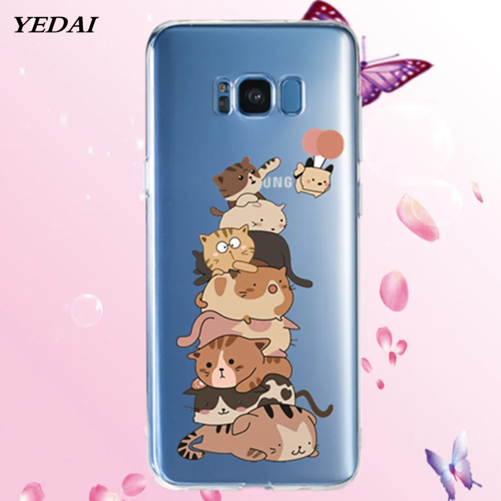 YEDAI рисунком ТПУ силиконовый чехол для телефона samsung Galaxy j6 2018 j8 J4 J3 j7 A5 A7 A8 A6 плюс S9 s8