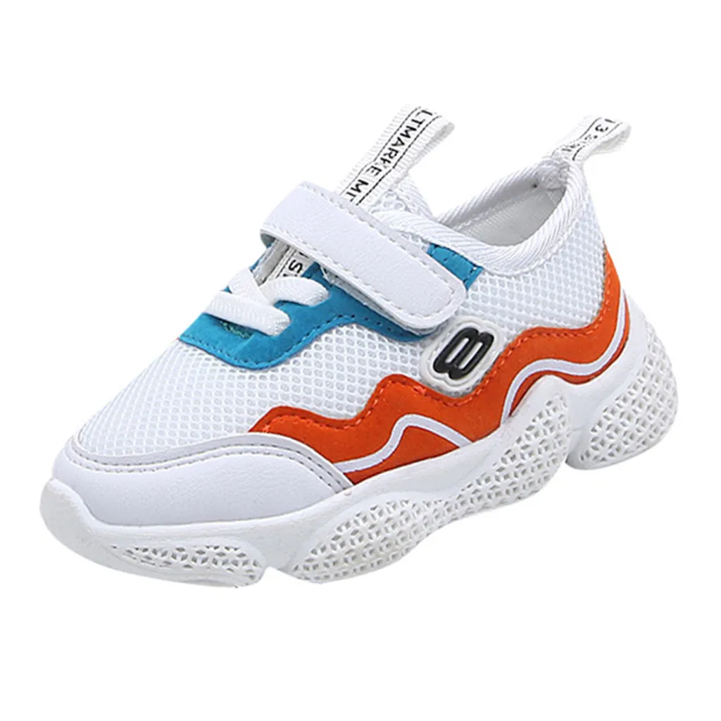 Children Baby Girls Boys Mesh Petchwork Running Sport Sneaker Casual Shoes | Детская одежда и обувь