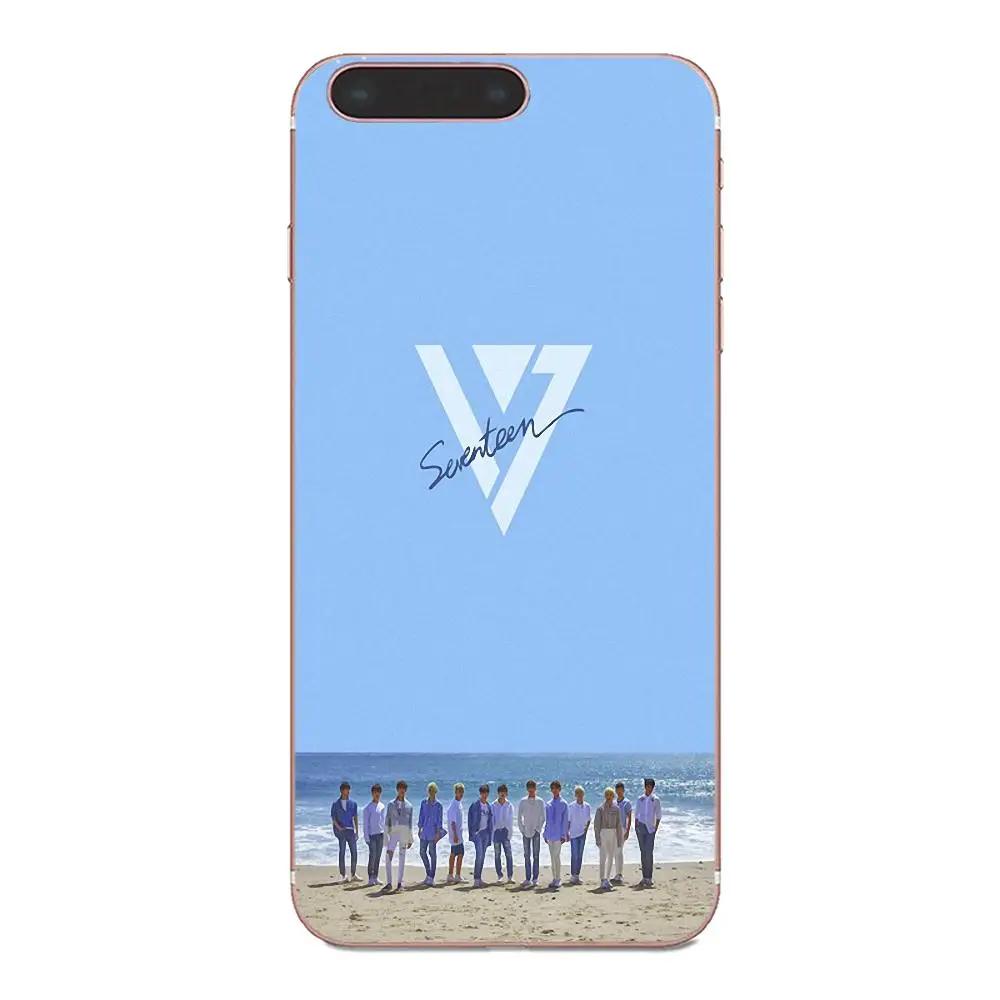 ТПУ Новый стиль уникальный Kpop Seventeen для Huawei P7 Honor 4C 5A 5C 5X 6 6C 6A 6X 7 7X 8 9 V8 V10 Y3II Y5II Y6II G8 Play