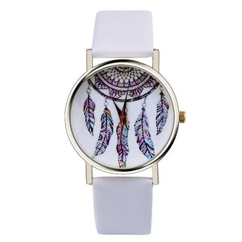 Модные женские часы с кожаным ремешком аналоговые кварцевые наручные Vogue Легко