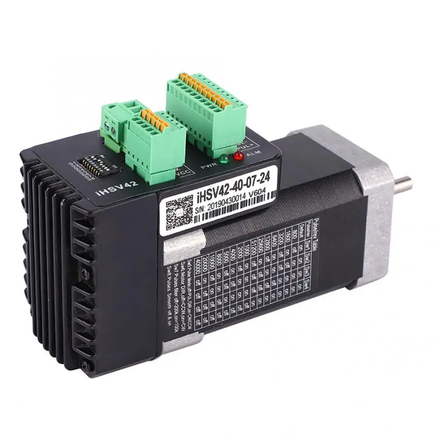 Драйвер двигателя IHSV42 40 07 24 NEMA17 интегрированный Серводвигатель 24VDC 78 Вт с 1000