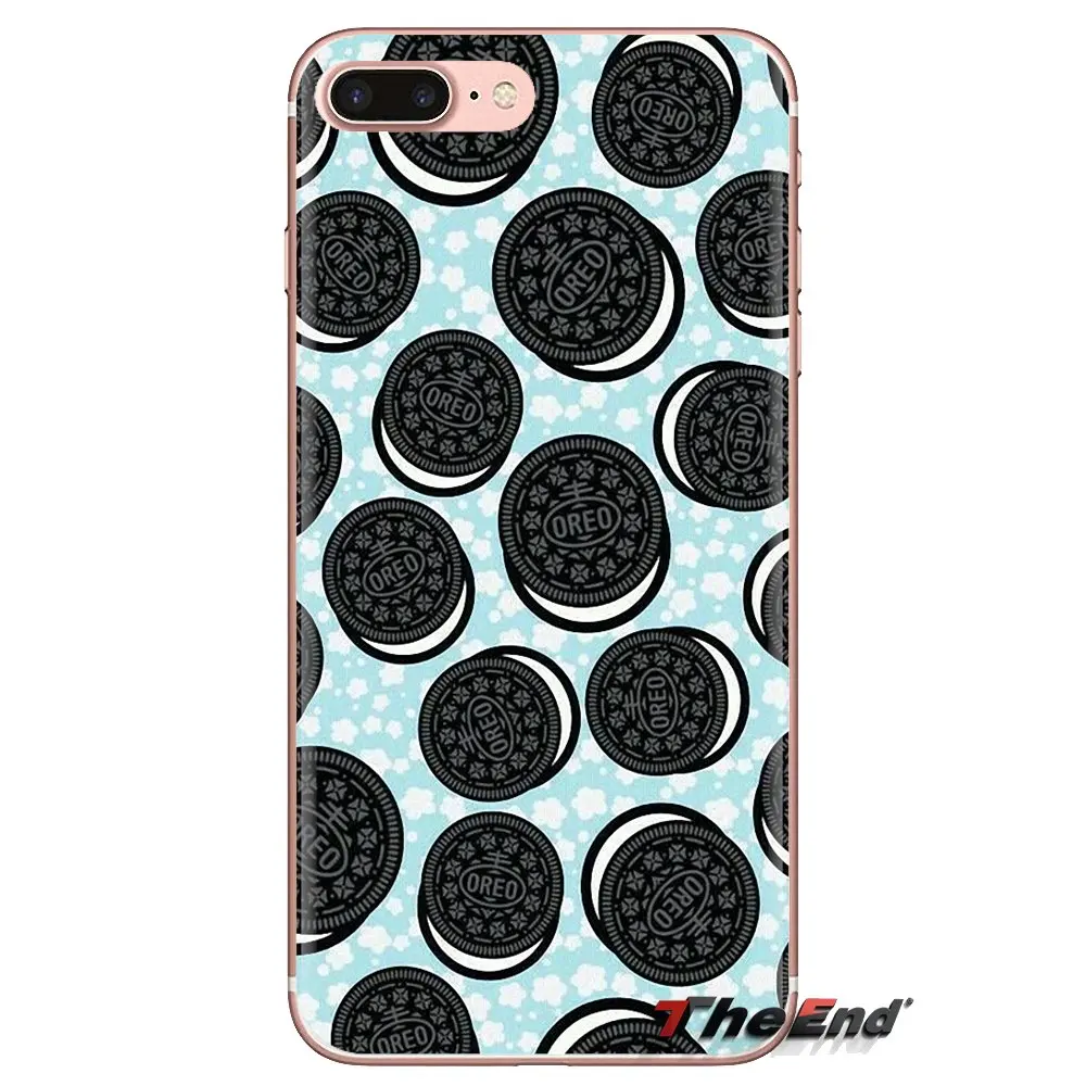 Silicone Phone Case Cartoon Many Oreo Cookie Milkshake For Samsung Galaxy S3 S4 S5 Mini S6 S7 Edge S8 S9 S10 Plus Note 3 4 5 8 9 |