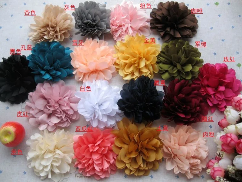 

Corsage satin silks and satins peones hair accessory corsage child headband decoration flower ribbon flower