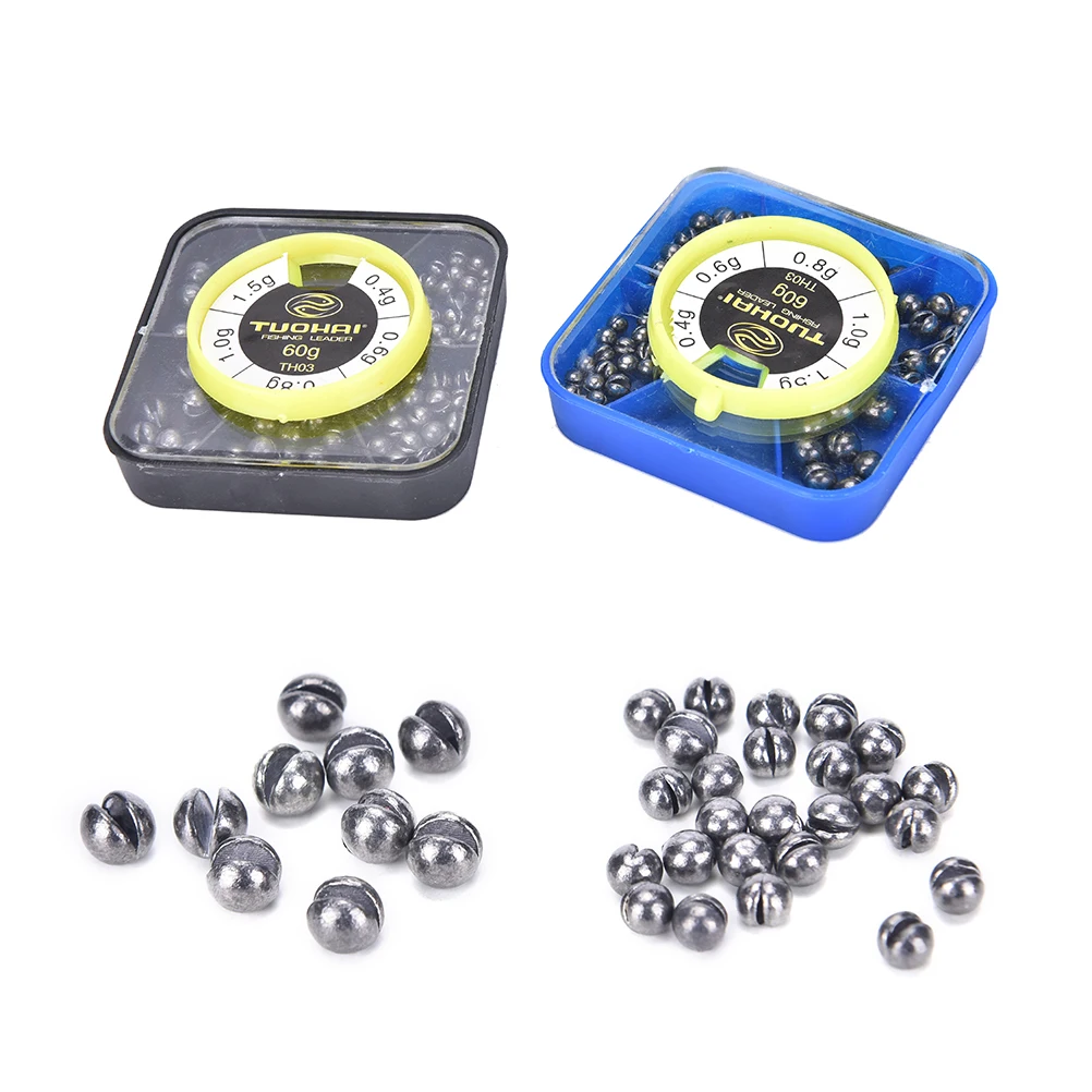 75 шт./кор. 5 размеров Рыбалка яичко Пуля Rig грузила рыбалка свинца Вес Разделение