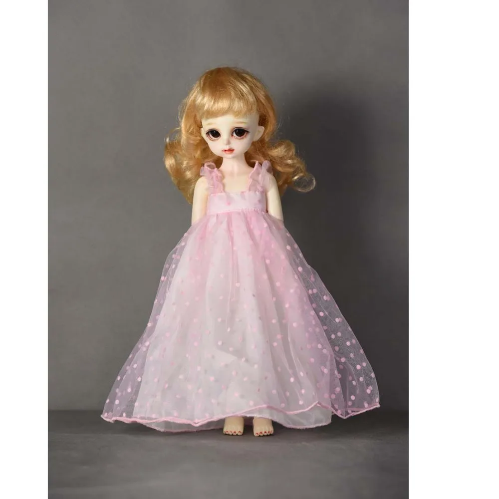 Bjd кукла кружевное платье многоцветный вечернее для 1/6 1/4 sd bjd blyth одежда куклы
