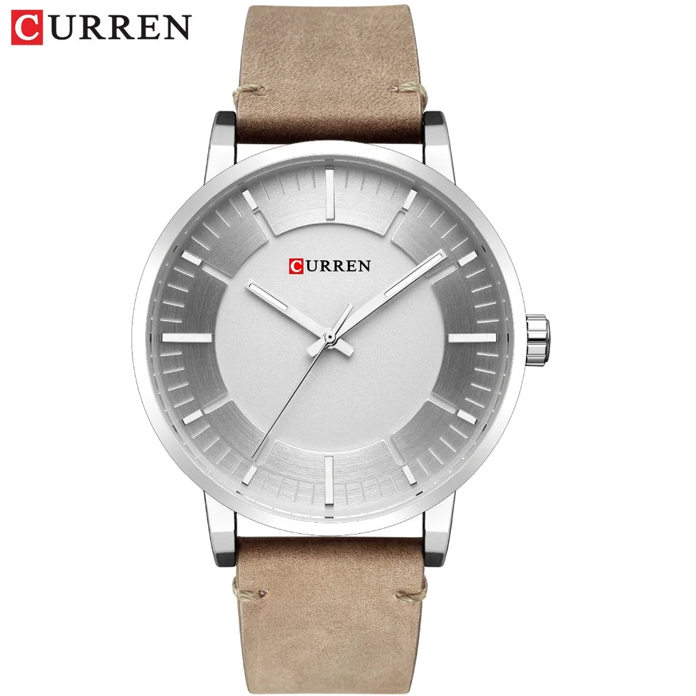 Лидирующий бренд CURREN классические мужские часы Модные Аналоговые кварцевые