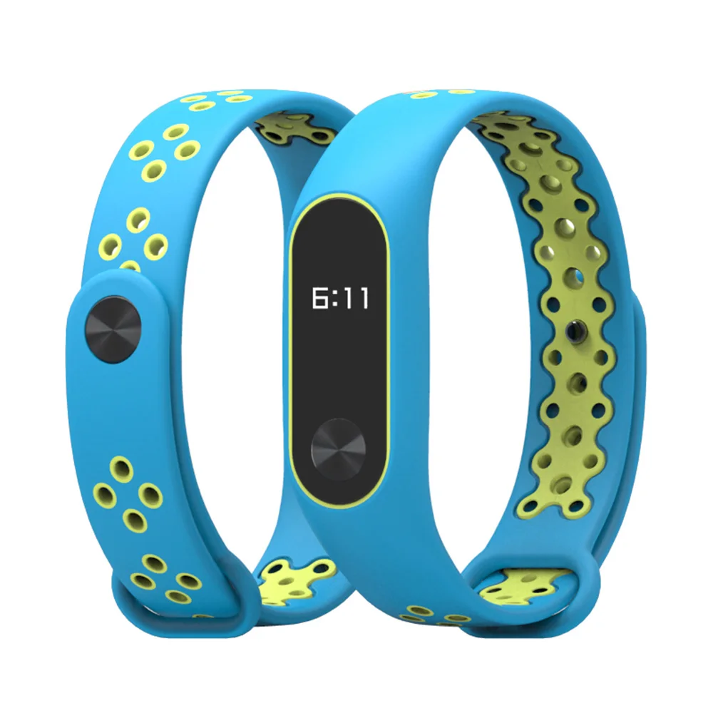 Браслет Amazfeel для Xiaomi Mi Band 2 силиконовый ремешок браслета спортивный дышащий
