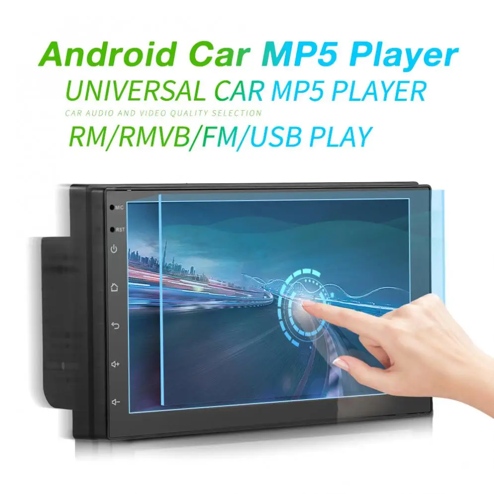 7 дюймовый четырехъядерный 2Din Android 1 Bluetooth Автомобильный fm радио стерео плеер