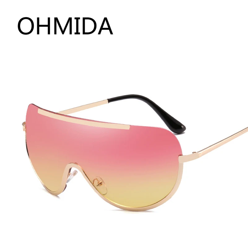 Модные большие солнцезащитные очки OHMIDA женские брендовые дизайнерские