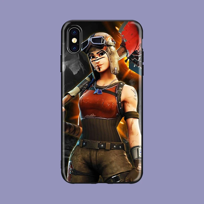 Battle Royale мягкий силиконовый черный чехол для телефона для iPhone11 pro 5 5S se 6 6s 7 8 plus X Xs XR max для Apple 7plus