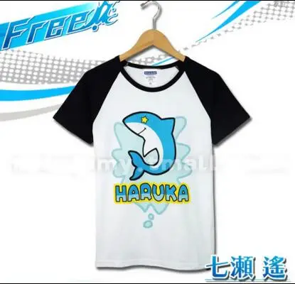 Free! Iwatobi Club Makoto Tachibana Huruka Rei Nagisa T-shirt tee t shirt | Мужская одежда