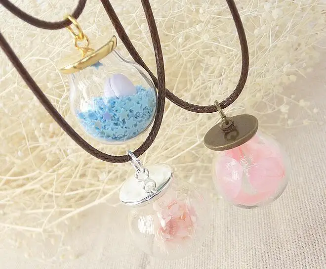 Стеклянный Подвеска из стеклянного флакона пузырьковый шар 12 мм 20 х12 Пустые