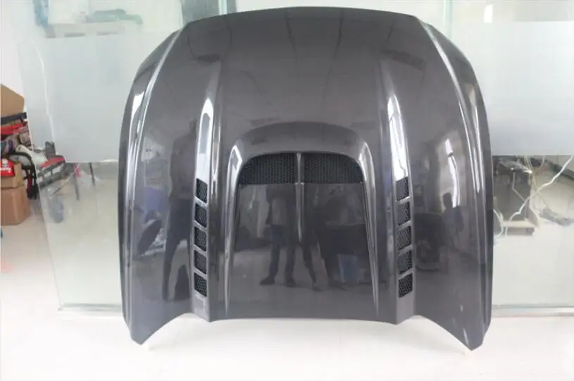 Передний бампер для автомобиля Ford Mustang ABS/углеродное волокно капоты двигателя 2010