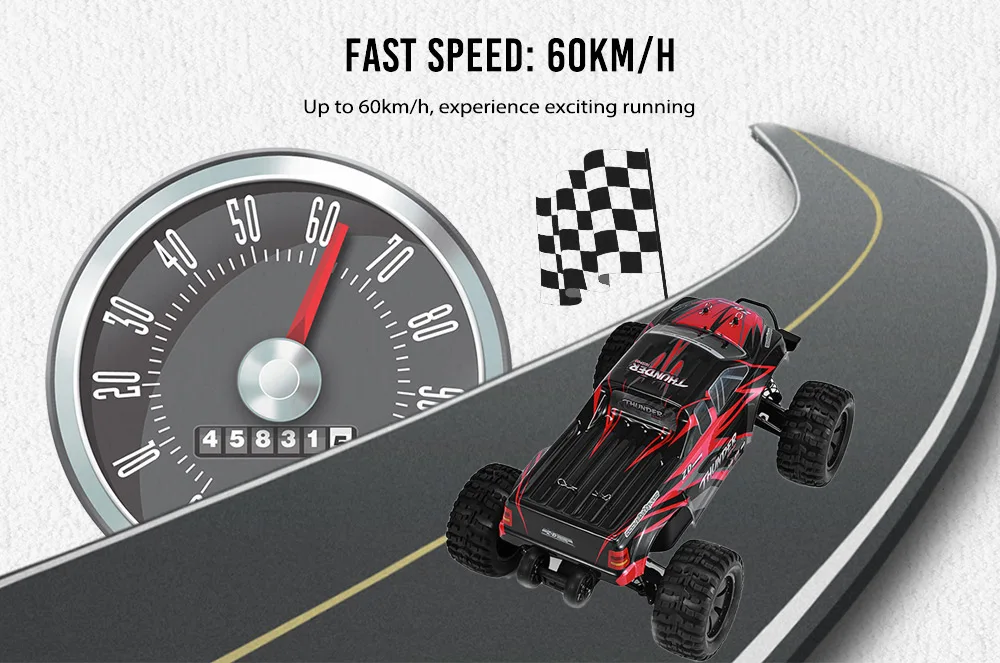 ZD Racing Car ZMT- 10 / 10427- S / 9106 1/10 Brushless 4WD Monster Truck Waterproof 60A ESC Brushless Motor RC Car Toy 60km/h