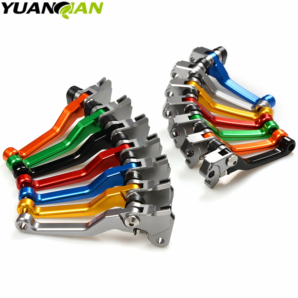 Красные рычаги поворотного тормоза CNC для Honda CRF250R CRF450R CRF 250R 450R 2007 2008 2009 2010 2011 2012 2013