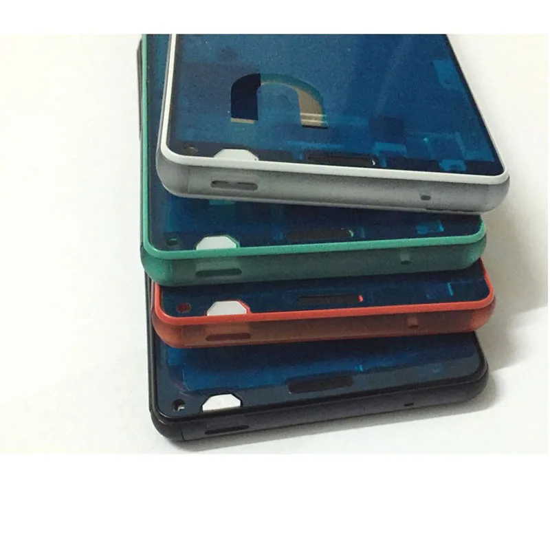 Для Sony Xperia Z3 Compact Z3 Mini d5803 d5833 корпус крышка рамка Передняя Лицевая панель средняя рамка
