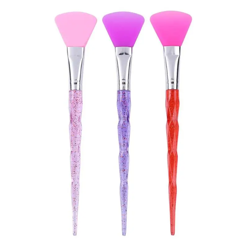 1/2PC Professional Silicone Facial Face Mask Brush Mask Mud Mixing Brush Soft Women Skin Face Care Tool Silica Mask Brushes