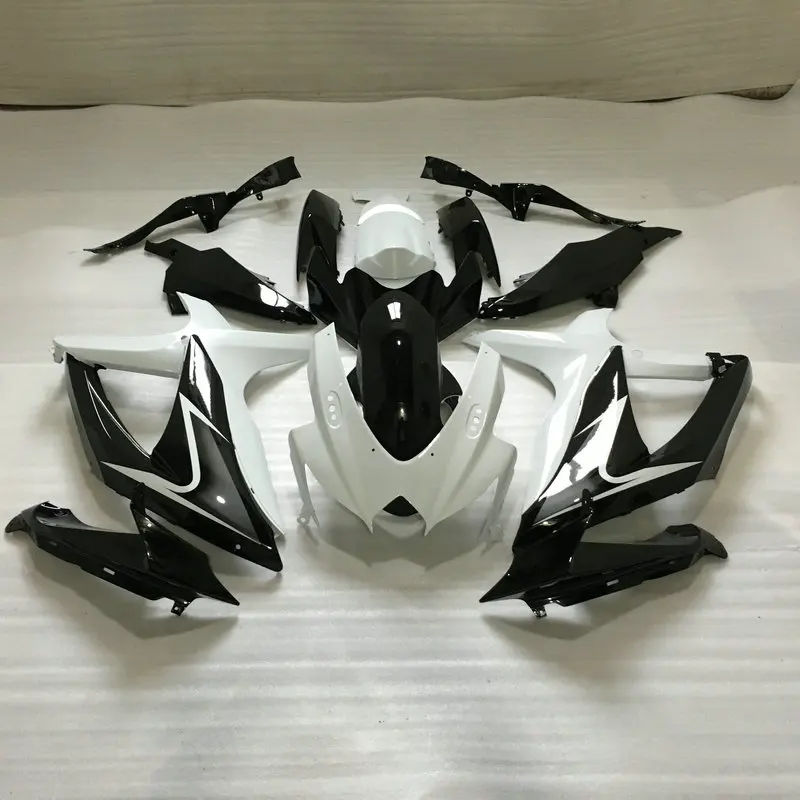 Комплект обтекателей под давлением для SUZUKI GSXR 600 750 K8 08 09 GSXR600 GSXR750 2008 2009 ABS черные