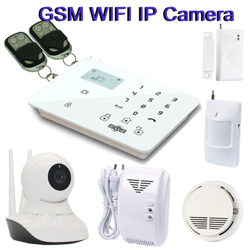 Лидер продаж 2016 года 720 P HD GSM/3G Камера Wi Fi IP Беспроводной безопасности Системы с GSM