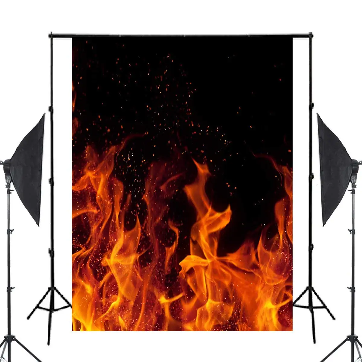 5x7ft танцы пламя фотографии фоны черный Backgound искусство фотостудия реквизит |