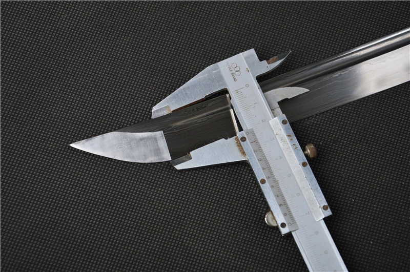 Японский вакидзаси Самурай лезвие из дамасской стали ручной работы острое Бо хи