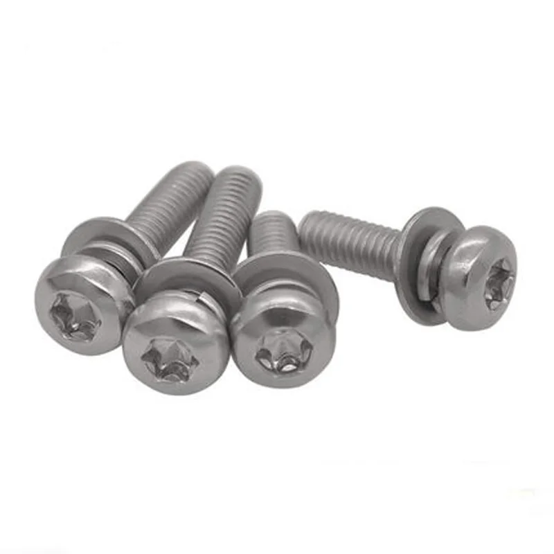 30 шт. M3 круглая головка сковороды Torx T &amp TX цветок сливы шаблон Шестигранная