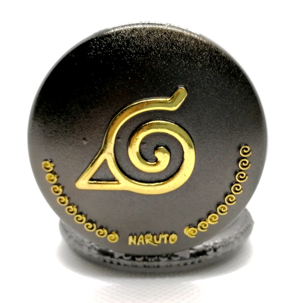 New Arrival Black Gold NARUTO Japanese Anime Quartz Pocket Watch Analog Pendant Necklace Men Women Watches Fob Watches Gift Box