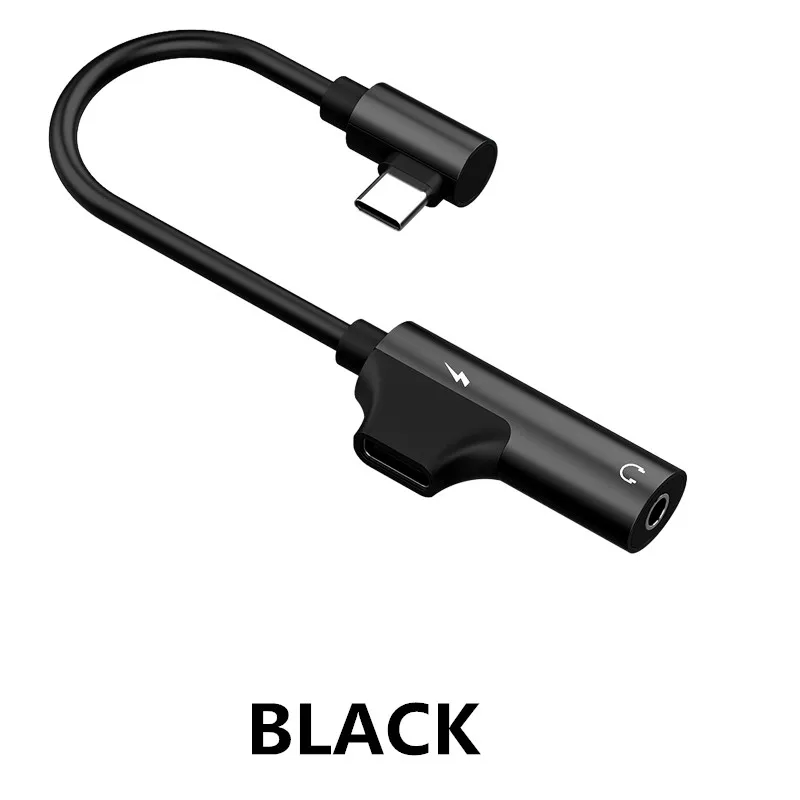 Vanniso 4 в 1 OTG type-C USB адаптер usb type C для Xiaomi mi8 huawei P20 samsung S9 S10 usbc адаптер type-c OTG адаптеры - Цвет: Black