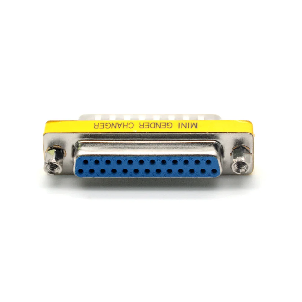 Высокое качество DB25 Mini Gender Changer 25 Pin конвертер адаптер к папа женскому