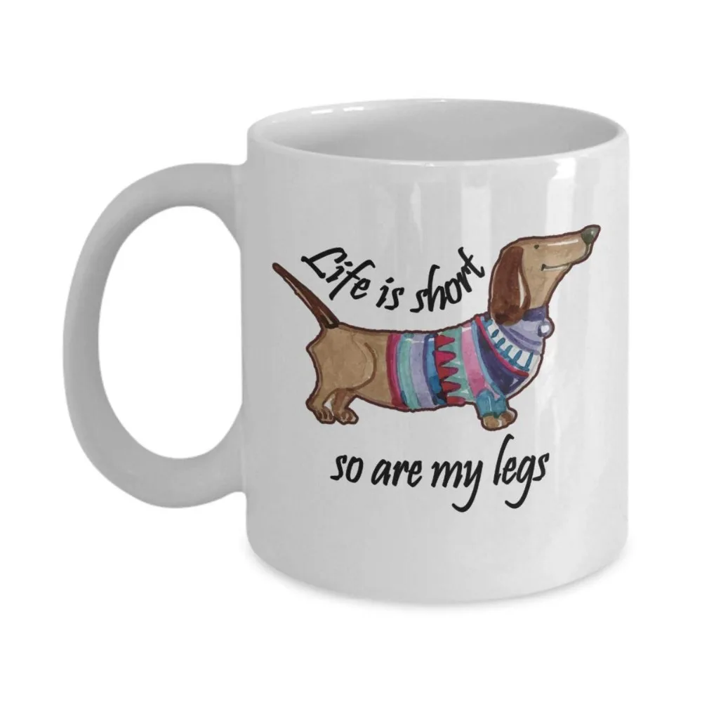 Dog Mug Funny Gag Gift Coffee Tea Cup White 11 oz