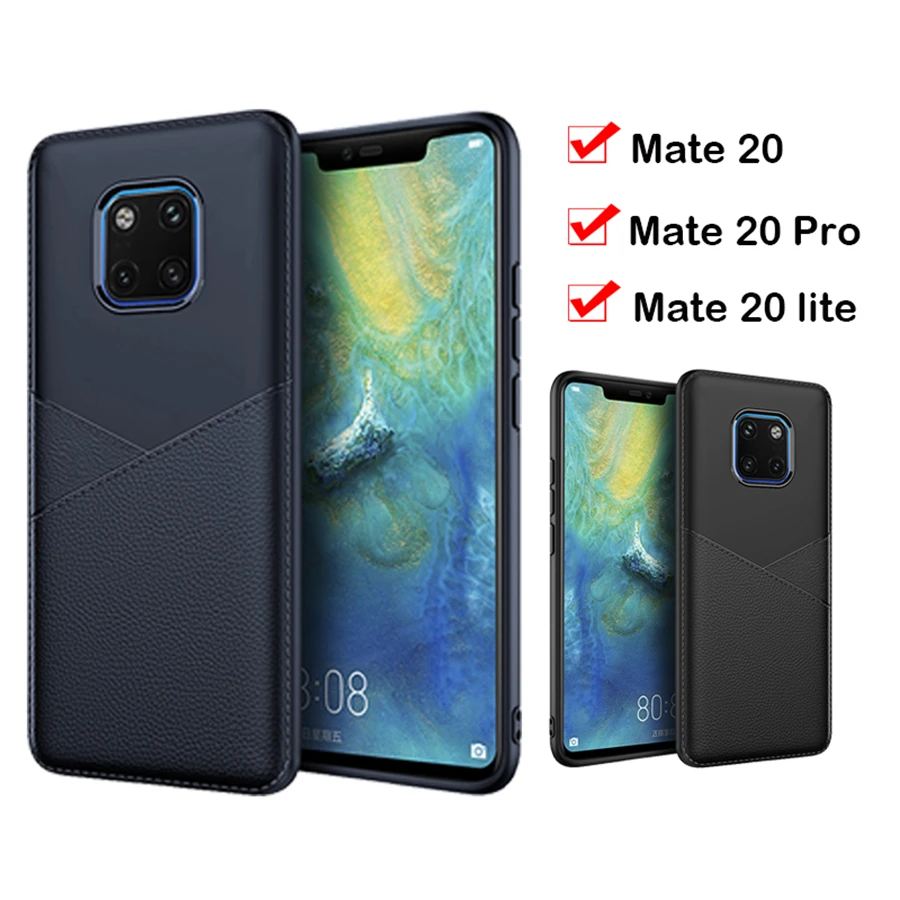 Чехол для huawei mate 20 pro huwai mate20 lite защитный чехол тонкий mate20pro бампер телефона huawey fundas