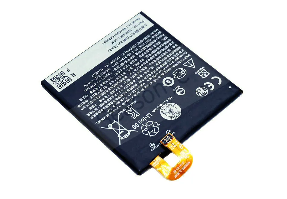 Seasonye 10 шт./лот 2770mAh / 10.66Wh B2PW4100 Сменный аккумулятор для HTC google pixel nexus S1