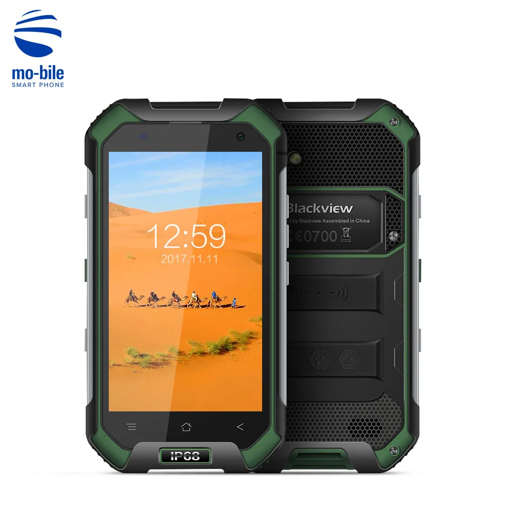 Blackview BV6000 4G Smartphone 4.7 inch HD MTK6755 Octa Core Android 7.0 3GB RAM 32GB ROM 13MP Waterproof IP68 Mobile Cellphone | Мобильные